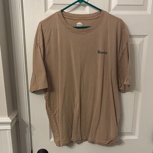 Roots Men's Tan T-Shirt